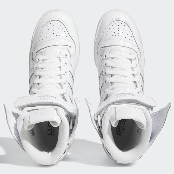 NWT Adidas x Jeremy Scott Cloud White Opal Wings 4.0 Forum Hi 10.5 - Picture 7 of 13